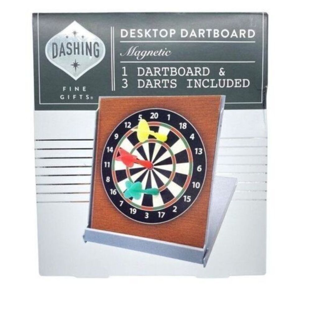 Mini Magnetic Desktop Dartboard New Stocking Stuffer